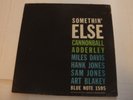 CANNONBALL ADDERLEY SOMETHIN' ELSE - BLUE NOTE BLP 1595 47 WEST 63rd - RVG- HEAR