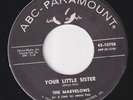 The MARVELOWS * Your Little Sister *6T's Northern SOUL POPCORN 45 REISSUE*Listen