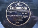 CLASSIC CHARLES TRENET 78 RPM LA MER 1946 UK COLUMBIA D.C.414