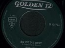 Nina Lizell So Ist Die Welt Vinyl Single 7inch Golden 12