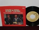 '77 DAVID BOWIE & BING CROSBY Peace On Earth RCA 45 Mono w/Pic Sleeve VG+ +