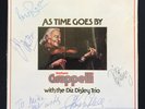 STEPHANE GRAPPELLI / Diz Disley Trio - AS TIME GOES BY signed / autographed LP