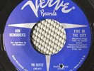 Jon Hendricks 45 rpm Sons Daughters & Fire in the City Vinyl 45 Verve VG++