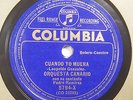 ORQUESTA CANARIO Cuando Yo Muera/Yo Tambien Sone COLUMBIA 5794-X PUERTO RICO 78