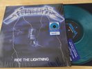 METALLICA - Ride the Lightning - electric blue wax