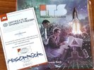 SIGNED  AESOP ROCK - INTEGRATED TECH SOLUTIONS DLX Orange Vinyl ITS LED LIGHT UP