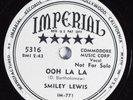 R&B 78 SMILEY LEWIS Ooh La La IMPERIAL 5316 E wlp poly-vinyl HEAR 1940