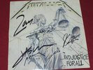 SIGNIERT * 2 Vinyl LP* Metallica – ...And Justice For All (1988) *Autogramm