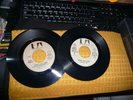 record 45 x 2 Bobby Womack   Across 110th St- Hang on in There promo VG+