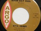 ETTA JAMES Seven Day Fool ARGO 45 R&B northern soul 1961 original 7” HEAR