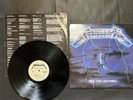 Metallica Ride The Lightning LP 1984 Megaforce Records MRI769 First Press Silver