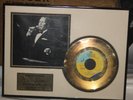 Frank Sinatra  New York New York 24kt Gold Plated 45 limited edition 2212/5000..