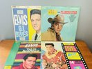 Elvis Presley Vinyl Records X 4 Orange Green Label Records UK Bundle - G.I Blues