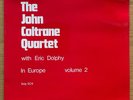 THE JOHN COLTRANE QUARTET WITH ERIC DOLPHY In Europe Volume 2 UK LP BEP 504
