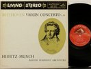 LSC 1992 SD Heifetz, Beethoven violin concerto, Munch, Boston Symphony Orchestra