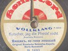 Russian USSR 1930's 78 RPM -Boris romanoff- Habe mitlied mit mor- Homocord