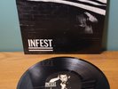 Infest Mankind Deep Six Records Recorded Live Hardcore Punk 10 Inch Vinyl LP