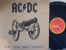 AC/DC 1st Press OZ LP For those about to rock EX ’81 Albert APLP053 + Insert