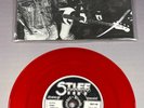 THE DAMNED NEW ROSE / HELP STIFF RECORDS 1986 RED VINYL REISSUE 7