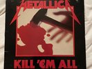 Kill Em All By Metallica MRI 069 Silver MEGAFORCE LABEL Vinyl LP