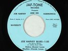 Blues Inst. 45 - Joe Harvey - Joe Harvey Blues - Jaf-Tone - obscure
