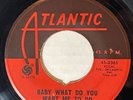 Barbara Lewis: I Remember The Feeling / Baby What Do You Want Me To Do Atlantic