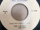 The Exorcist radio spot 45 rare horror single side warner bros rare