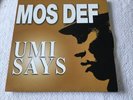 VINTAGE VYNLE LP  MOS DEF UMI SAYS   VERY RARE AND COLLECTABLE