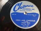 JIMMY REED- CHANCE 78 RPM- HIGH AND LONESOME / ROLL AND RHUMBA - LISTEN