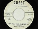 Rockabilly Teen 45 - Tony Casanova - Yea  Yea  Come Another Day - Crest