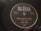EDDIE BURNS- DELUXE 78 RPM #6024- DEALING WITH THE DEVIL/ HELLO MISS JESSIE LEE
