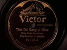 BILLY MURRAY ED SMALLE  THAT OLD GANG OF MINE/HI LEE HI LO VICTOR 78 RPM 184-81