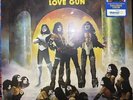 Kiss - Love Gun - Tangerine & Aqua Splatter