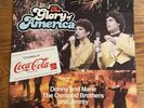 DONNY & MARIE, OSMONDS BROTHERS ( THE GLORY OF AMERICA ) COCA COLA STICKER, 1983