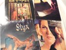 Styx 4 LP LOT/ Pieces Of Eight Sterling TJ + Equinox Shrink + GRAND ILLUSION +CS