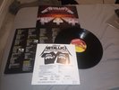Metallica master of puppets 1986 Vinyl LP music for nations with merch sheet