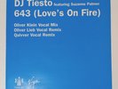 DJ Tiesto Featuring Suzanne Plamer - 643 (Love's On Fire) - UK Pressing 2002