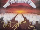 Metallica '' Master of Puppets '' 1986 LP, Signed by Hammett-Hetfield-Ulrich
