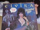 Elvira Presents Haunted Hits Double LP Vinyl W Unused Poster In Shrink VG+, VG+
