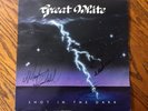 great white shot in the dark vinyl record autographed