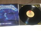 33T Metallica Ride The Lightning lp Music For Nations 1984 thrash metal + insert