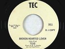 Northern/Sweet Soul 45 - Tojo - Broken Hearted Lover - TEC - VG+