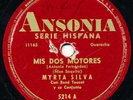MYRTA SILVA Mis Dos Motores / Juana Sabrosura LATIN 78 RPM Guaracha HEAR