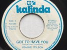 Island Disco JOANNE WILSON Got To  Have You 45 Version TONY WILSON Kalinda 7