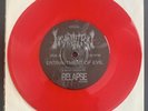 Incantation Entrantment of Evil 7” 1991 First 500 Press, Clear Red Vinyl, RARE