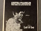 7 inch jukebox 33 rpm mini LP: ARETHA FRANKLIN - THIS GIRL'S IN LOVE WITH YOU