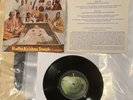 Radha Krishna Temple Hare Krishna Mantra Apple UK 45 Insert PS Amazing EX+ Copy