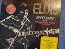 ELVIS PRESLEY, IN PERSON,LAS VEGAS RECORD ALBUM, MINT