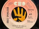 BRUCE SPRINGSTEEN - Dancing in The Dark / My Hometown - COSTA RICA 45 Pink Label