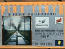PINK FLOYD concert ticket France VILLENEUVE D'ASCQ 28th july 1988
